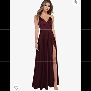 Burgundy size 4 dress miao duo maxi dress